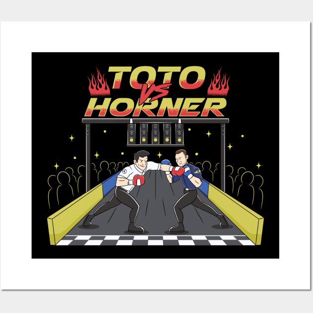 Toto vs. Horner Wall Art by Blurrr